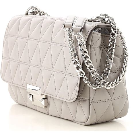 michael kors sloan shoulder bag gray